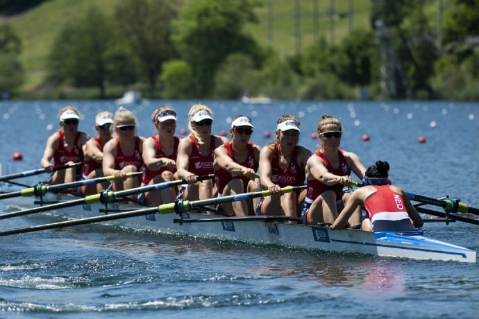 Kiwa rowing fleet - Women eight rowing team - KNRB