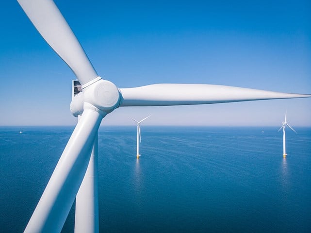 Windmill at sea