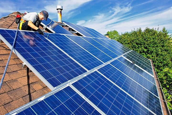 Install solar panels